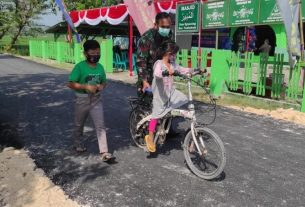Manfaat Jalan Aspal Program TMMD 110 Bojonegoro Bagi Anak-Anak Dua Desa Di Tambakrejo