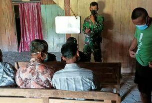 Satgas TMMD 110 Bojonegoro Gelar Sekolah Singkat Bagi Lansia