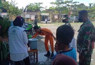 Para Pelajar Diberikan Pemahaman 5-M Oleh Satgas TMMD 110 Bojonegoro