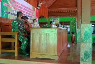 Kapten Inf Jamari Turut Mengikuti Kegiatan Pemberdayaan Masyarakat Dilokasi TMMD Bojonegoro