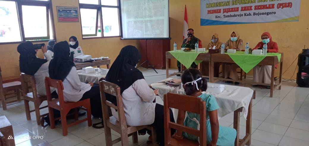 Dengan Mengikuti Sosialisasi Bersama Puskesmas, Danton Satgas TMMD Bojonegoro Berpesan