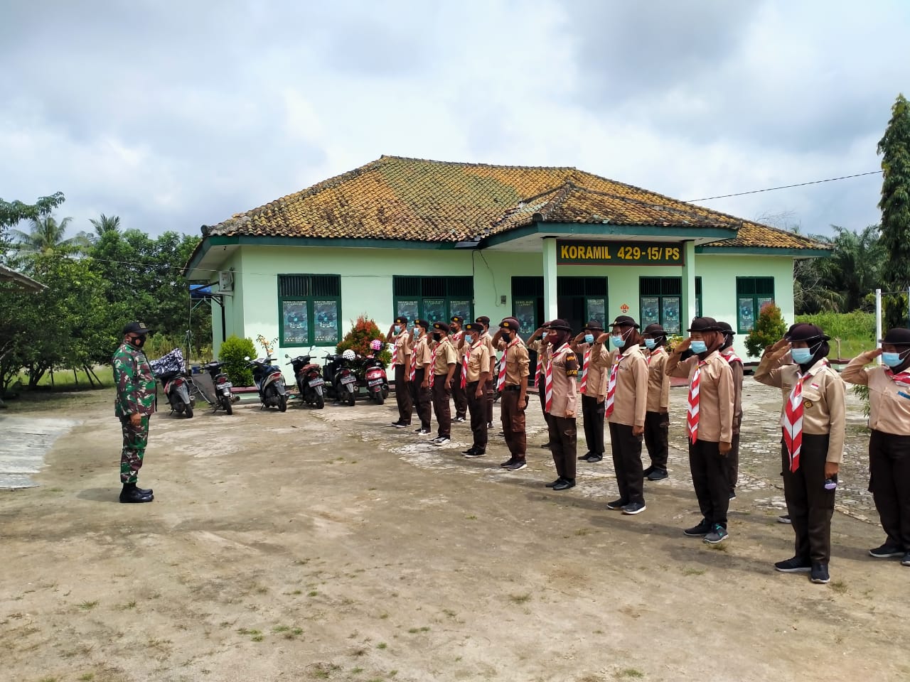 Kodim 0429/Lamtim Bina Generasi Muda Melalui Pramuka