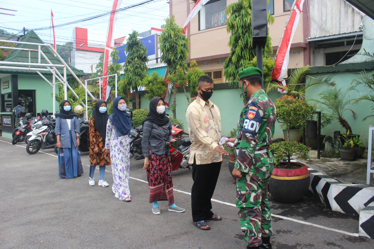 Kegiatan Pembinaan Kerukunan Umat Beragama Kodim 0728/Wonogiri Terapkan Protokol Kesehatan