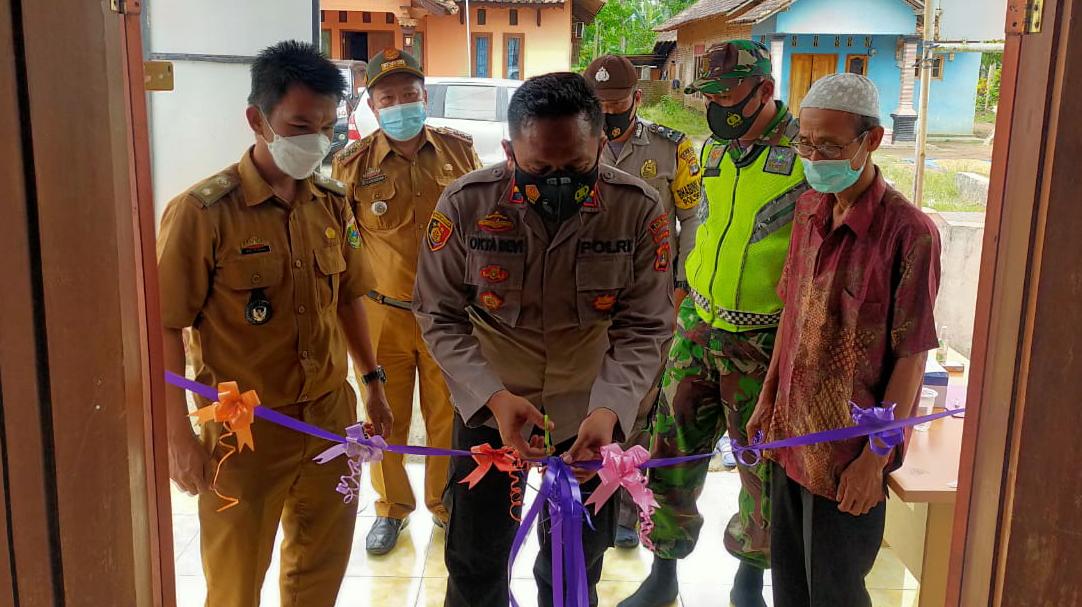 Kapolsek Pugung Bersama Camat Resmikan KTN Pekon Sukajadi