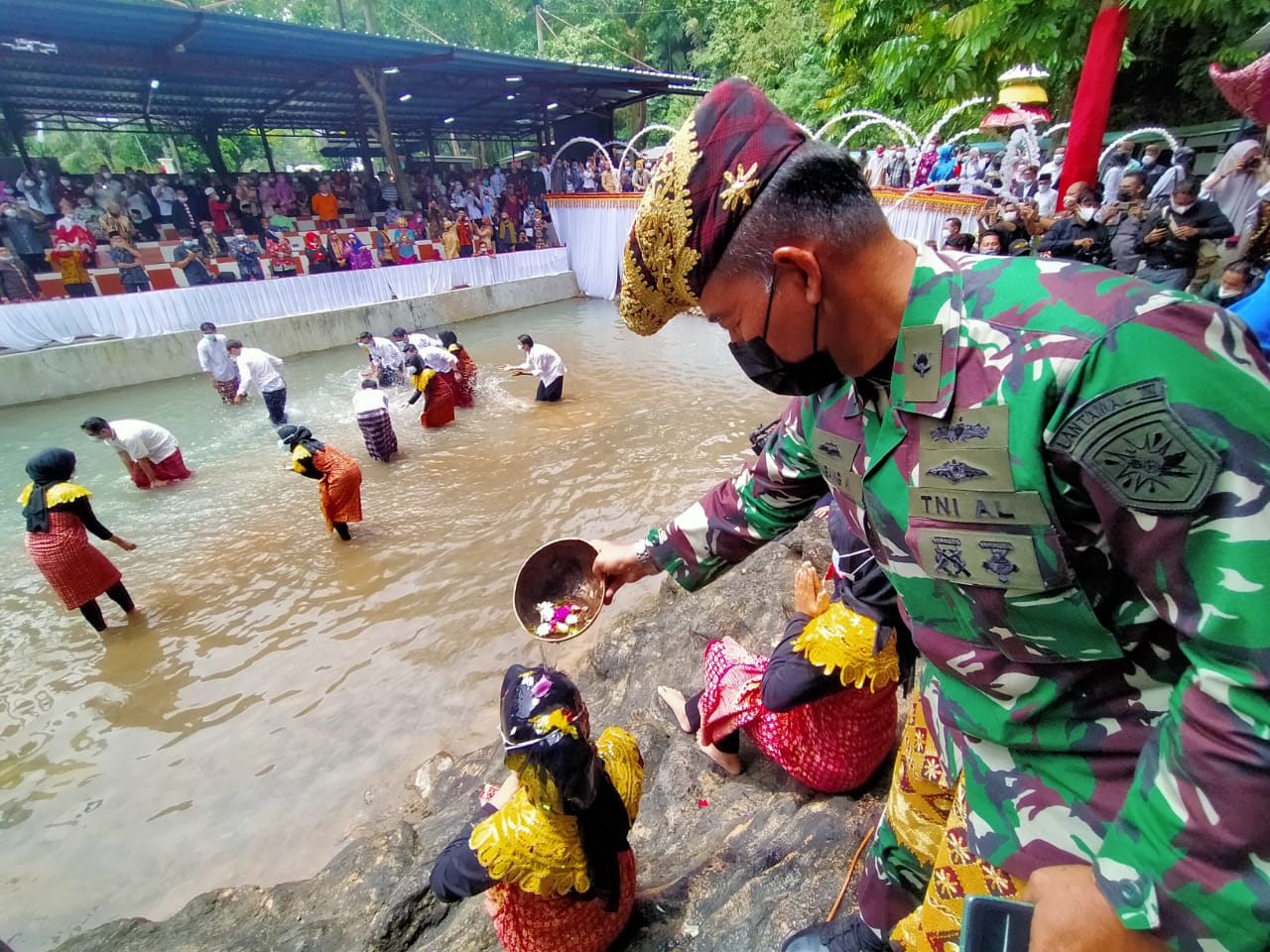 Pemprov Bersama Lampung Sai Gelar Upacara Adat Blangikhan