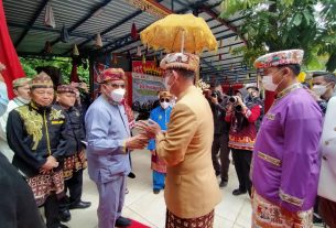 Pemprov Bersama Lampung Sai Gelar Upacara Adat Blangikhan