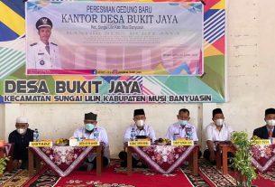 Maksimalkan Pelayanan, Kini Warga Bukit Jaya Miliki Kantor Desa