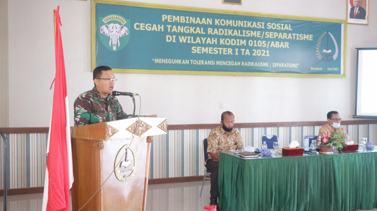 Cegah Tangkal Radikalisme Dan Separatisme, lni Yang Disampaikan Dandim Aceh Barat