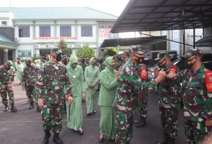 Dandim Kodim 0410/KBL Pimpin Prosesi Pindah Kedinasan Mayor Inf Joko Warsito