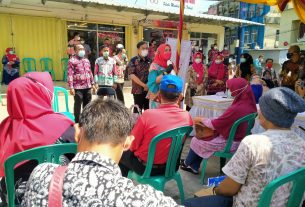 Menjelang Ramadhan Para Pedagang Pasar Bandar Lampung divaksin Covid-19