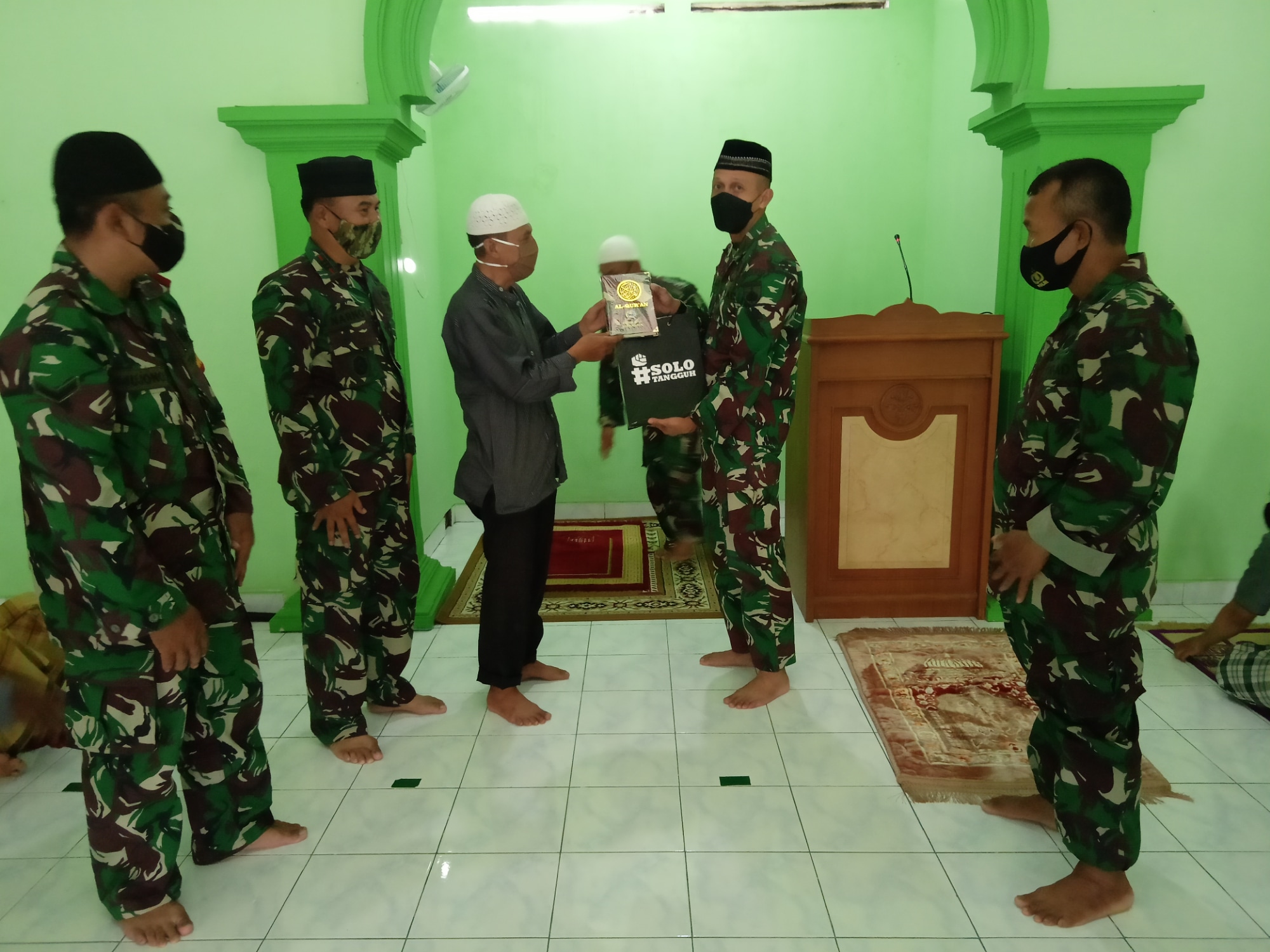 Safari Sholat Jum'at, Wujud Nyata Kedekatan Kodim 0735/Surakarta Dengan Tokoh Agama Dan Masyarakat