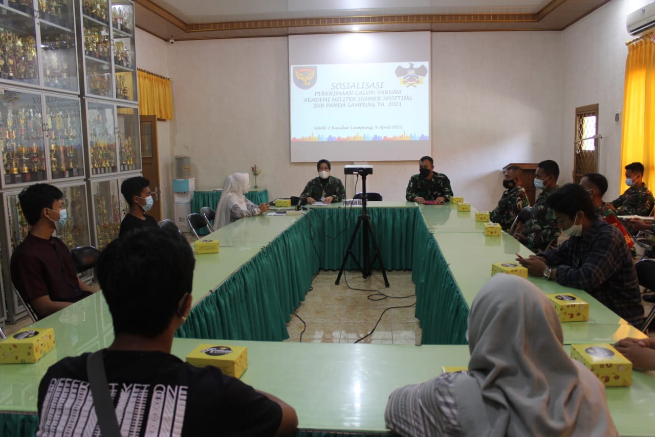 Pasipers Kodim 0410/KBL Lakukan Sosialisasi Penerimaan Calon Taruna Akmil