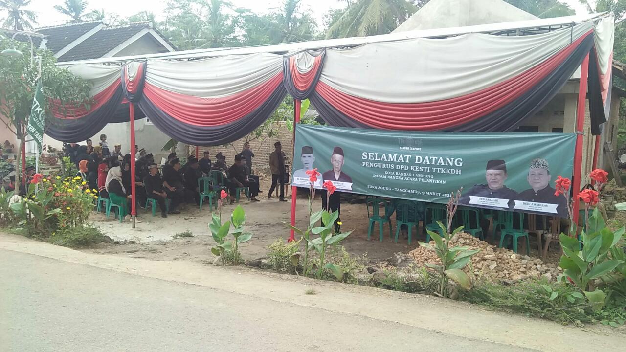 Pelantikan Pengurus DPD KESTI TTKKDH Bandar Lampung di Lakukan di Tanggamus