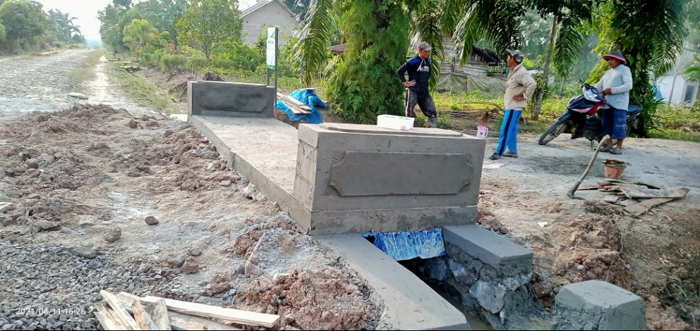 Fokus Pembangunan Infrastruktur Desa Adi Luhur Optimalkan Pembelanjaan