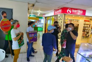 Mall Matahari Singosare Plaza Jadi Incaran PPKM Babinsa Kemlayan
