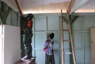 Personel Kodim 0410/KBL Finishing Program Karya Bakti TNI
