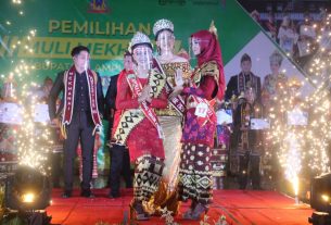 Dawam Membuka Acara Pemilihan Muli Mekhanai Lampung Timur 2021