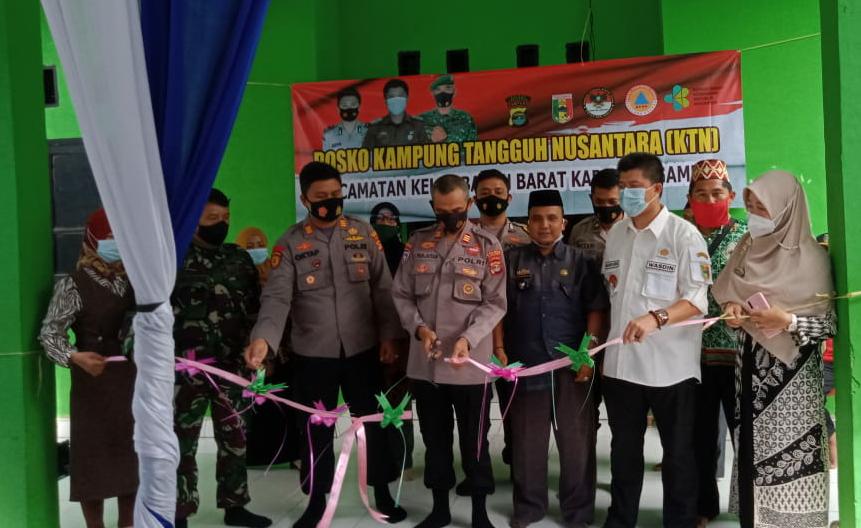 Polres Tanggamus Resmikan KTN Kecamatan Kelumbayan dan Kelumbayan Barat