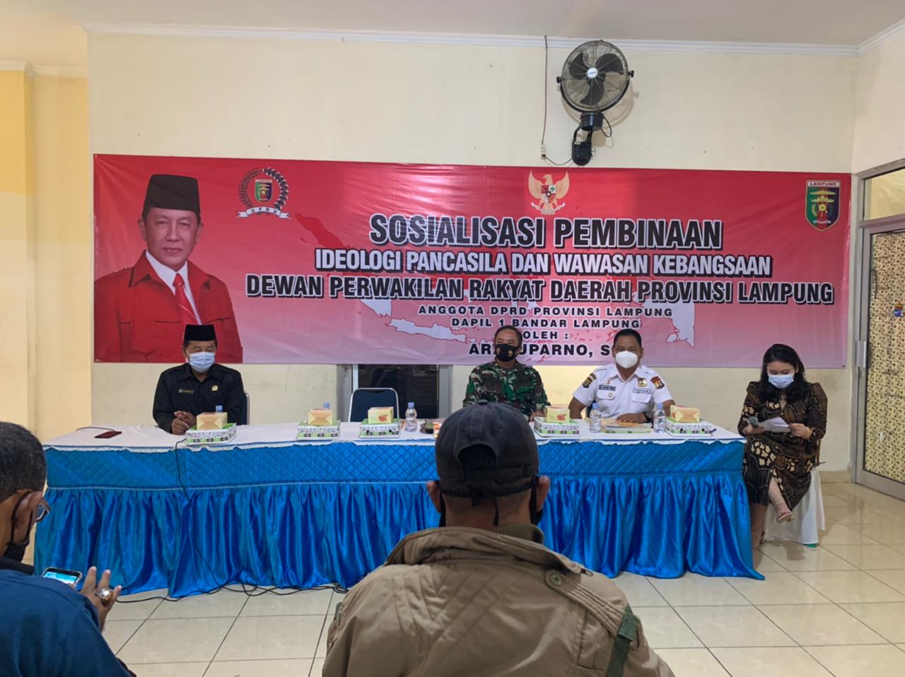 Mayor Inf Sutoto Memberikan Materi Tentang Ideologi Pancasila dan Wawasan Kebangsaan