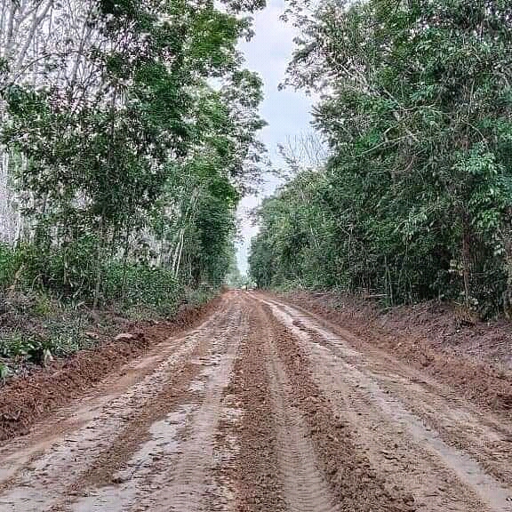 Bertahap Berkesinambungan Kini Jalan Keluang Muba Laik Dilalui