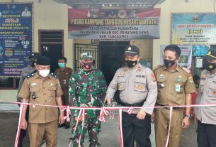 Kasat Reskrim Polres Tanggamus Resmikan KTN Kecamatan Pematang Sawa