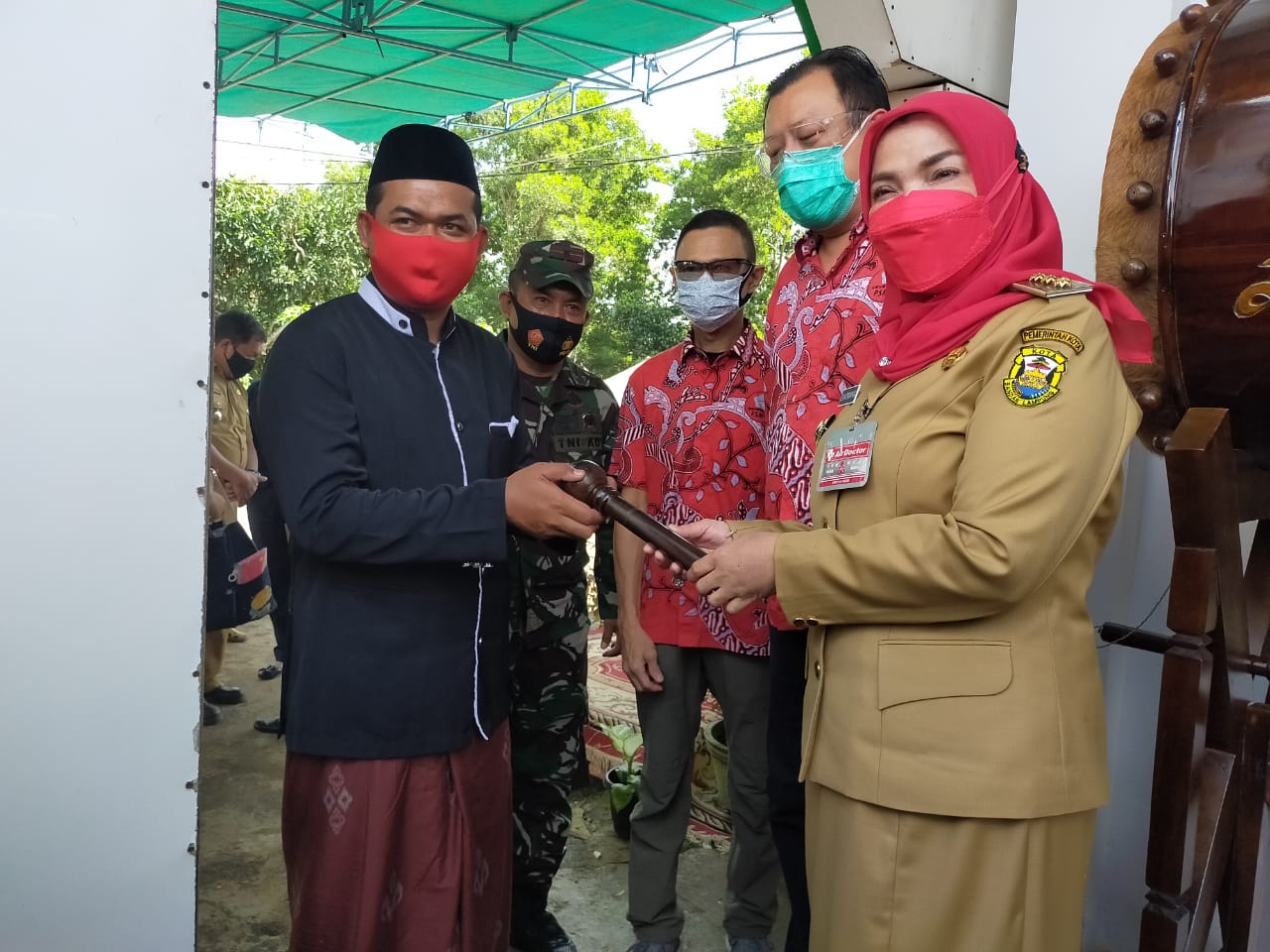 Terima Bantuan Bedug Takmir Masjid Masjid Al Wahyu Mengucapkan Terima kasih