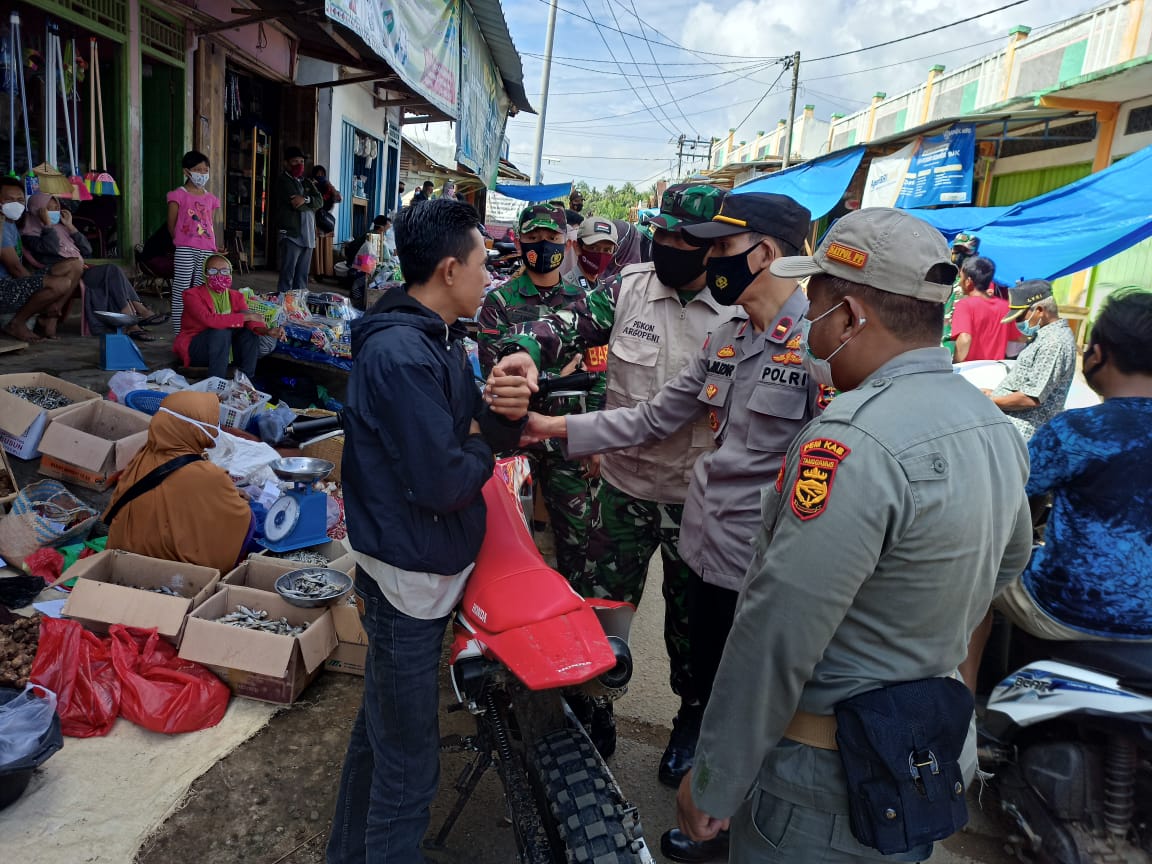 Hari Pertama Ramadhan, Satgas Covid Razia Yustisi di Sumberejo