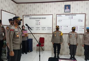 PAKTA INTEGRITAS PENERIMAAN CALON ANGGOTA POLRI T.A 2021/2022 DI POLRES TULANG BAWANG BARAT .