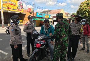 Cegah Penyebaran Covid-19, TNI-POLRI Dan Satpol-PP Gelar Operasi Yustisi Gabungan