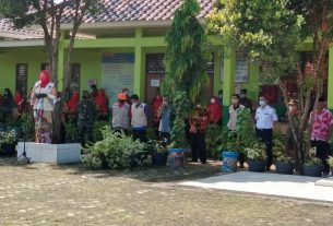 Wadan Ramil 410-01 Menghadiri kegiatan apel siaga Satgas Covid 19