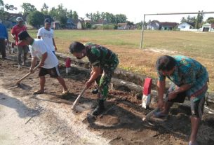 Babinsa Koramil Kodim 0429/Lamtim Melaksanakan Komunikasi Sosial