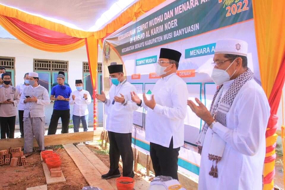 Safari Jumat, Bupati Dodi Reza Resmi Bangun Menara dan Tempat Wudhu