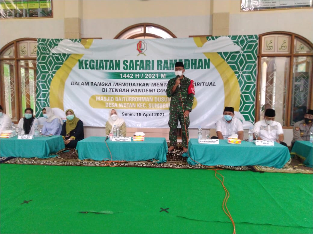 Bersama Forkopimda, Dandim Bojonegoro Safari Ramadhan Di Sumberejo