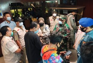 Mayor Inf Andri Kusuma Mengikuti Patroli Yustisi Tim Satgas Covid-19