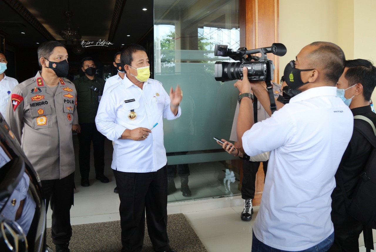 Rakor Lintas Sektoral 2021, Gubernur Arinal Bersama Kapolda Ikuti Arahan Kapolri