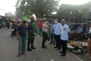 Kelurahan Way Kandis dan Satpol PP Kota Bandar Lampung Melakukan Penertiban dan Himbauan Protokol Kesehatan