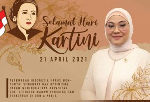Poster digital ucapan Selamat Hari Kartini 2021 dari Menteri Ketenagakerjaan (Menaker) Ida Fauziyah, Rabu (21/4/2021). | Facebook/Ida Fauziyah