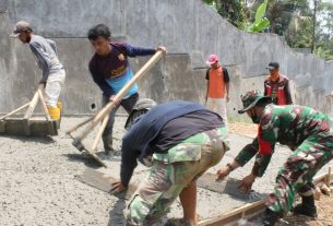 Mayor Inf Suprapto Melakukan Aksi Gotong Royong