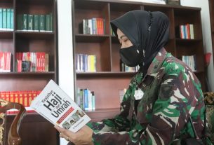 Satu Hari Satu Jam Membaca" di Perpustakaan Kodim 0410/KBL