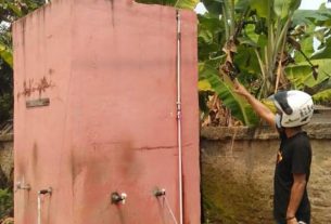 Dibangun Sumur Bor, Warga Desa Way Layap Tak Kesulitan Air Lagi