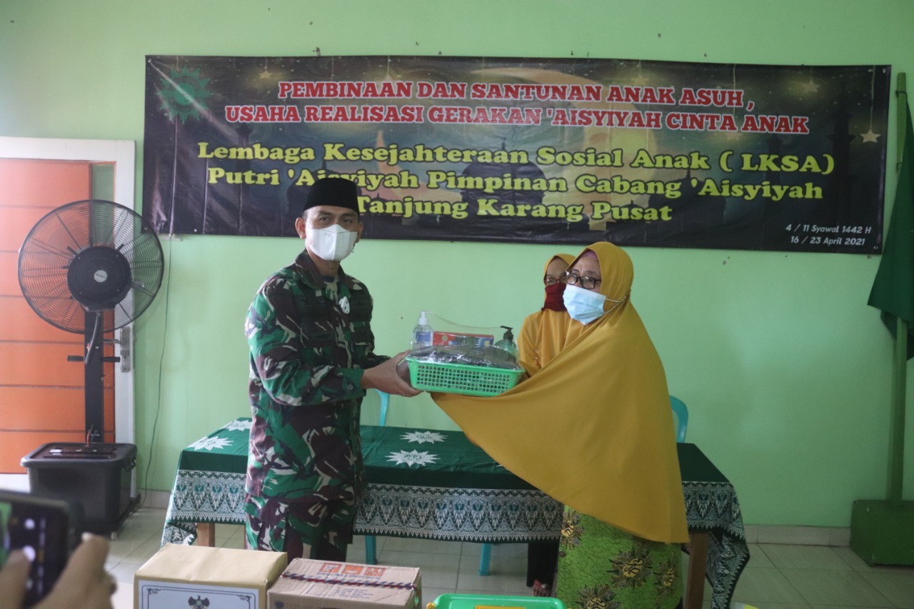 Kolonel Inf Romas Herlandes Mengunjungi Yayasan/Panti Asuhan Aisyiyah