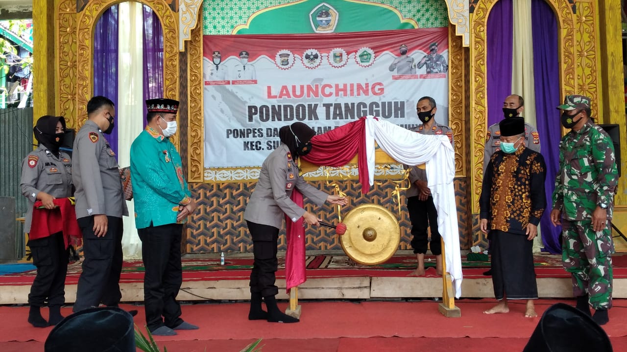 Perdana, Polres Tanggamus Resmikan Pondok Pesantren Tangguh Cegah Covid-19