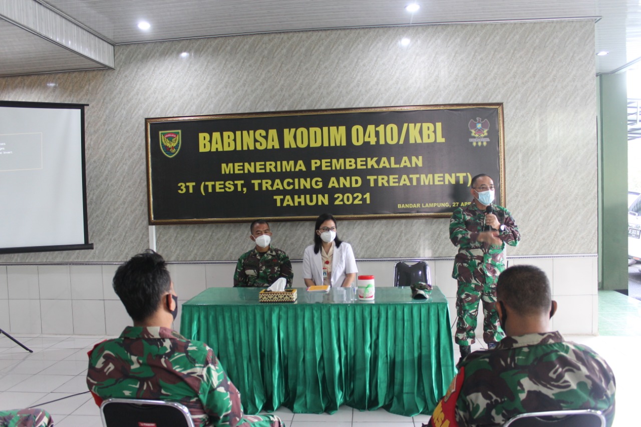 Mayor Inf Andri Kusuma Sampaikan Program Testing Tracing dan Treatment