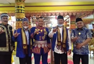 Dang Ike Sambut Kedatangan Ketua DPW PAN Lampung di Lamban Gedung Kuning