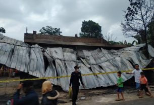 Polsek Pulau Panggung Identifikasi Kebakaran Rumah di Ulu Belu