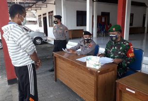 8 Warga Terjaring Dalam Ops Gak Plin Protkes Yang Dilaksanakan Oleh Satgas Covid-19 Kecamatan Manyaran