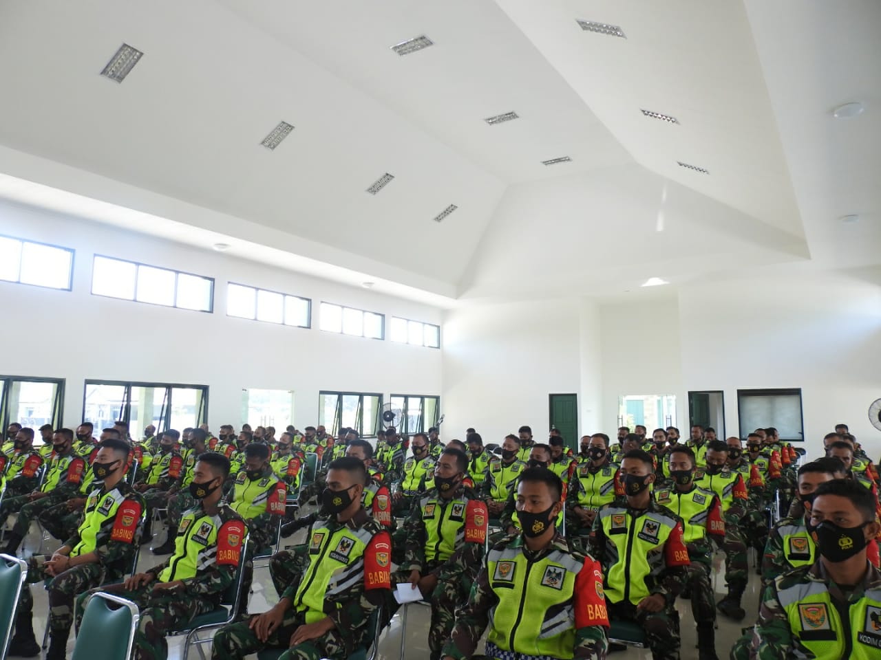 Tim Denkesyah Memberi Pembekalan 3T Dan PPKM  Skala Mikro Kepada Babinsa Kodim 0429/ Lamtim
