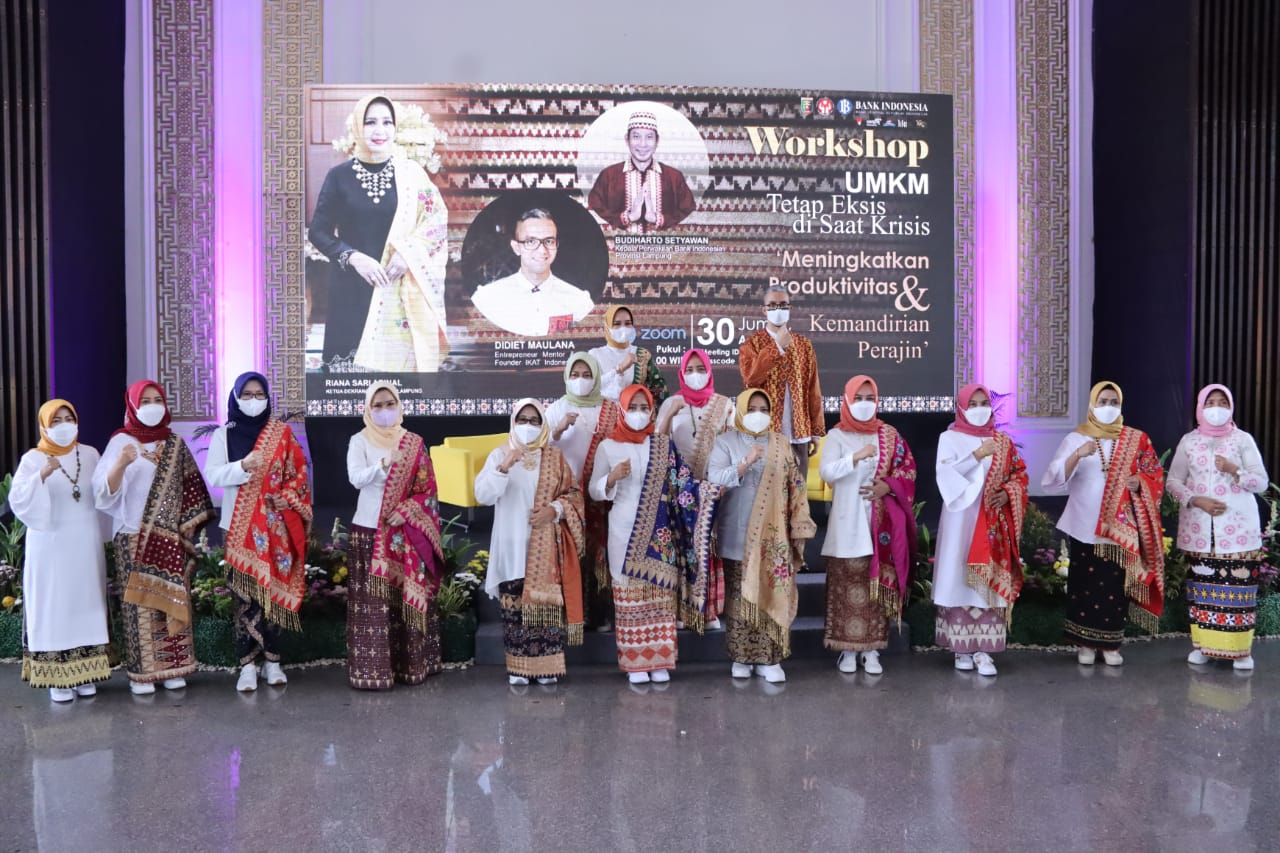 Gubernur Lampung Buka Workshop  Meningkatkan Produktivitas dan Kemandirian Perajin UMKM 