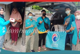 Ratusan Paket Makanan Berbuka dibagikan DPW Partai Gelora Indonesia Lampung