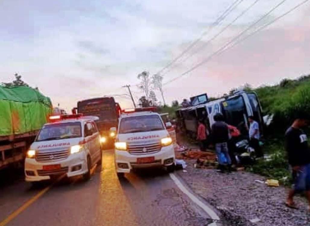 Bantu Korban Lakalantas, PMI Muba Backup Ambulance